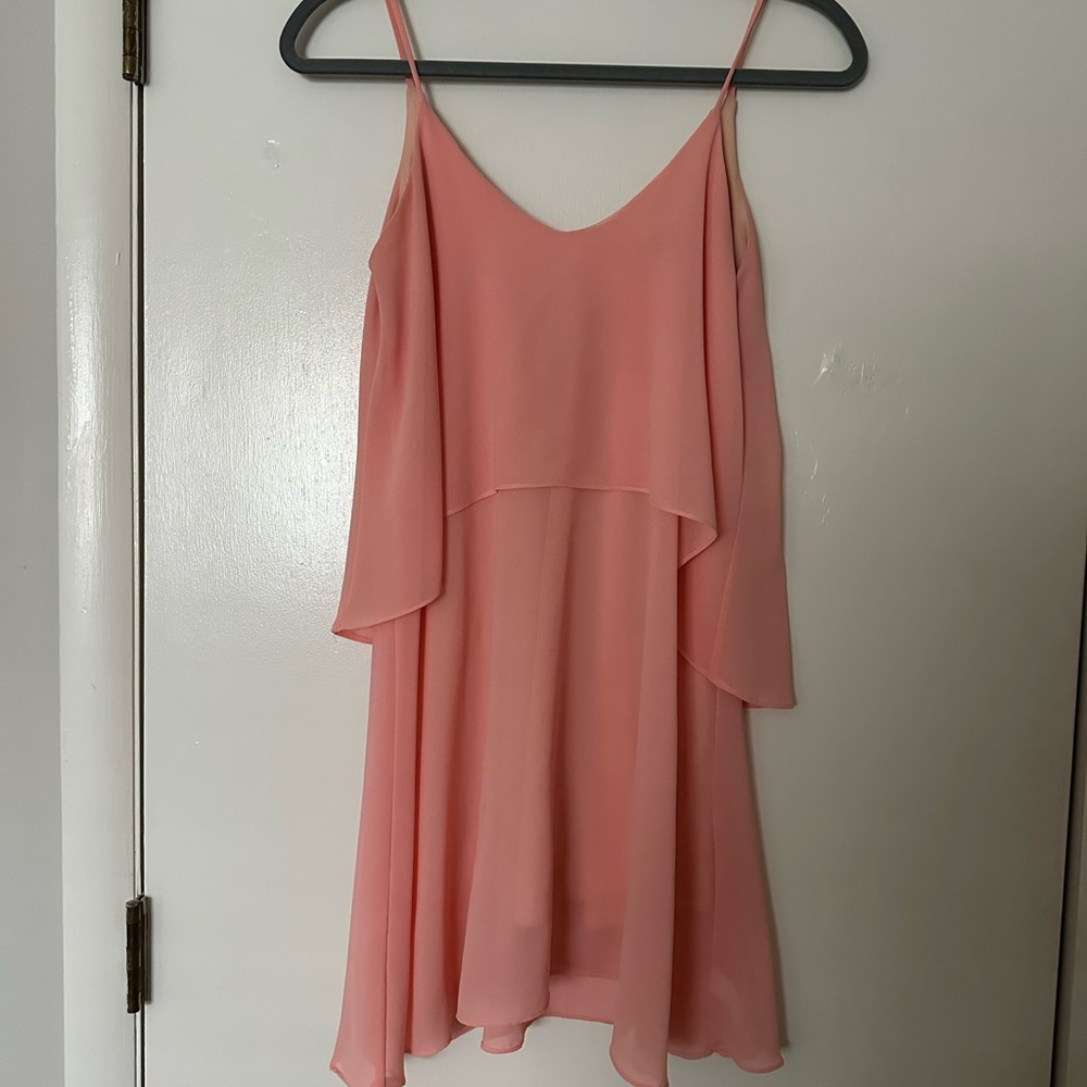 Emma rose light pink ruffle dress